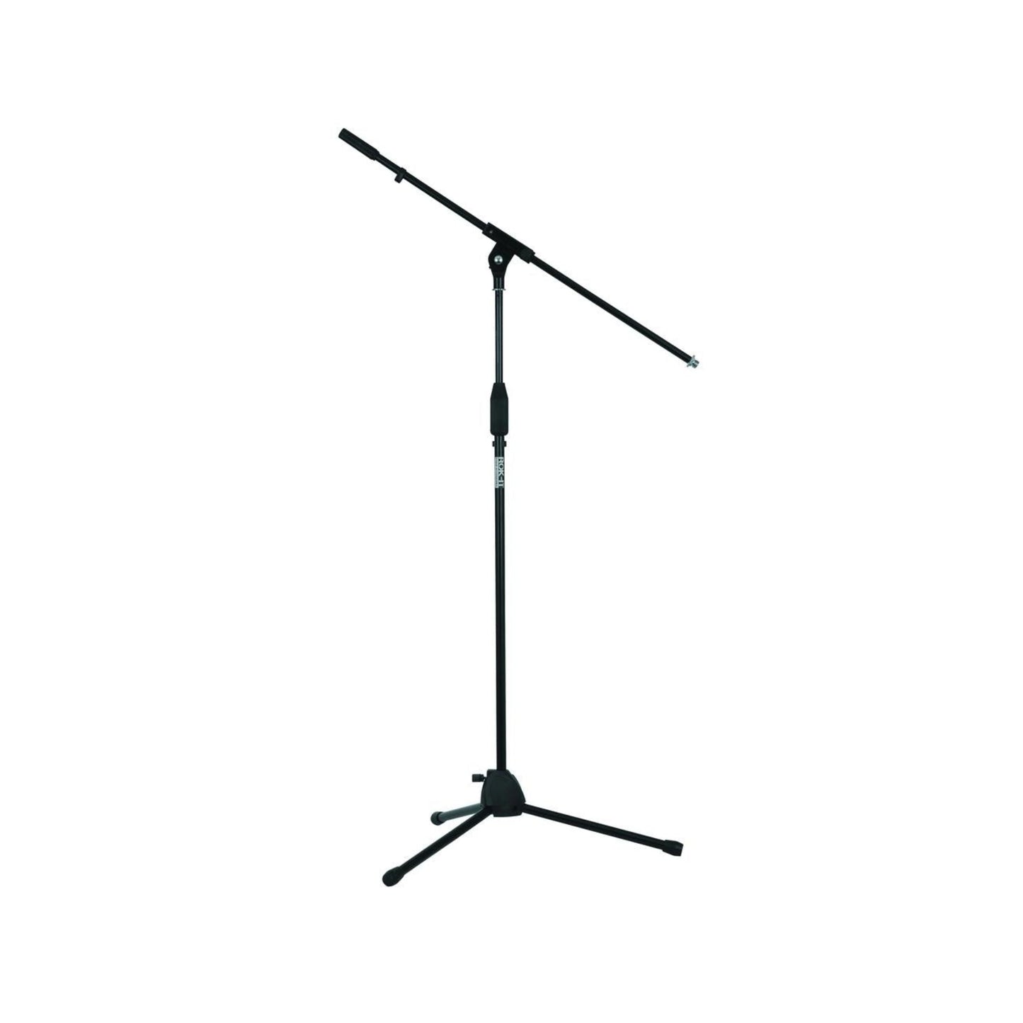 Rok-it Tubular Microphone Stand With Fixed Boom Included. Tripod Design For Compact Storage