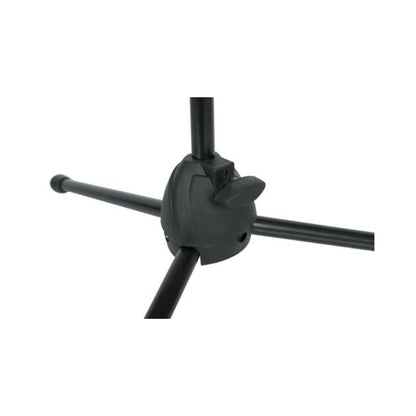 Rok-it Tubular Microphone Stand With Fixed Boom Included. Tripod Design For Compact Storage