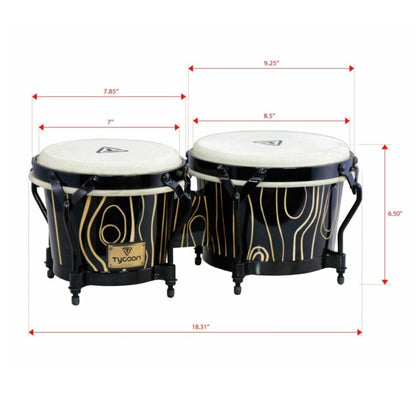Supremo Select Series Bongos - Cyclone
