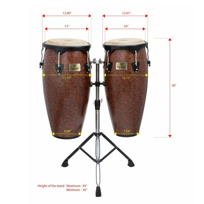 Supremo Series Select 10" & 11" Congas - Marble