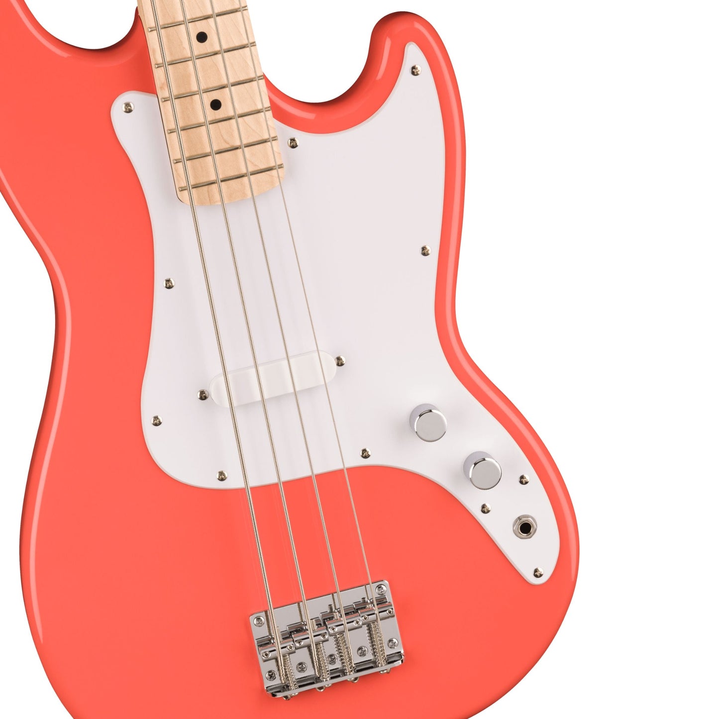 Squier Sonic Bronco Bass - Tahitian Coral