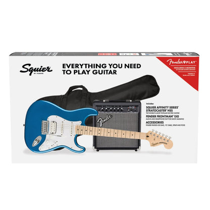 Squier Affinity Stratocaster HSS Pack Lake Placid Blue - Lake Placid Blue