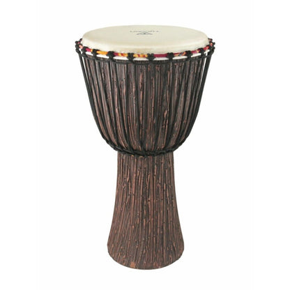 Supremo Select 12" Rope-Tuned Djembe - Lava Wood Finish
