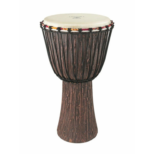 Supremo Select 12" Rope-Tuned Djembe - Lava Wood Finish