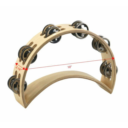 Wooden Moon Tambourine