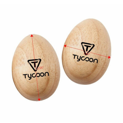 Large Wooden Egg Shakers (Pair)