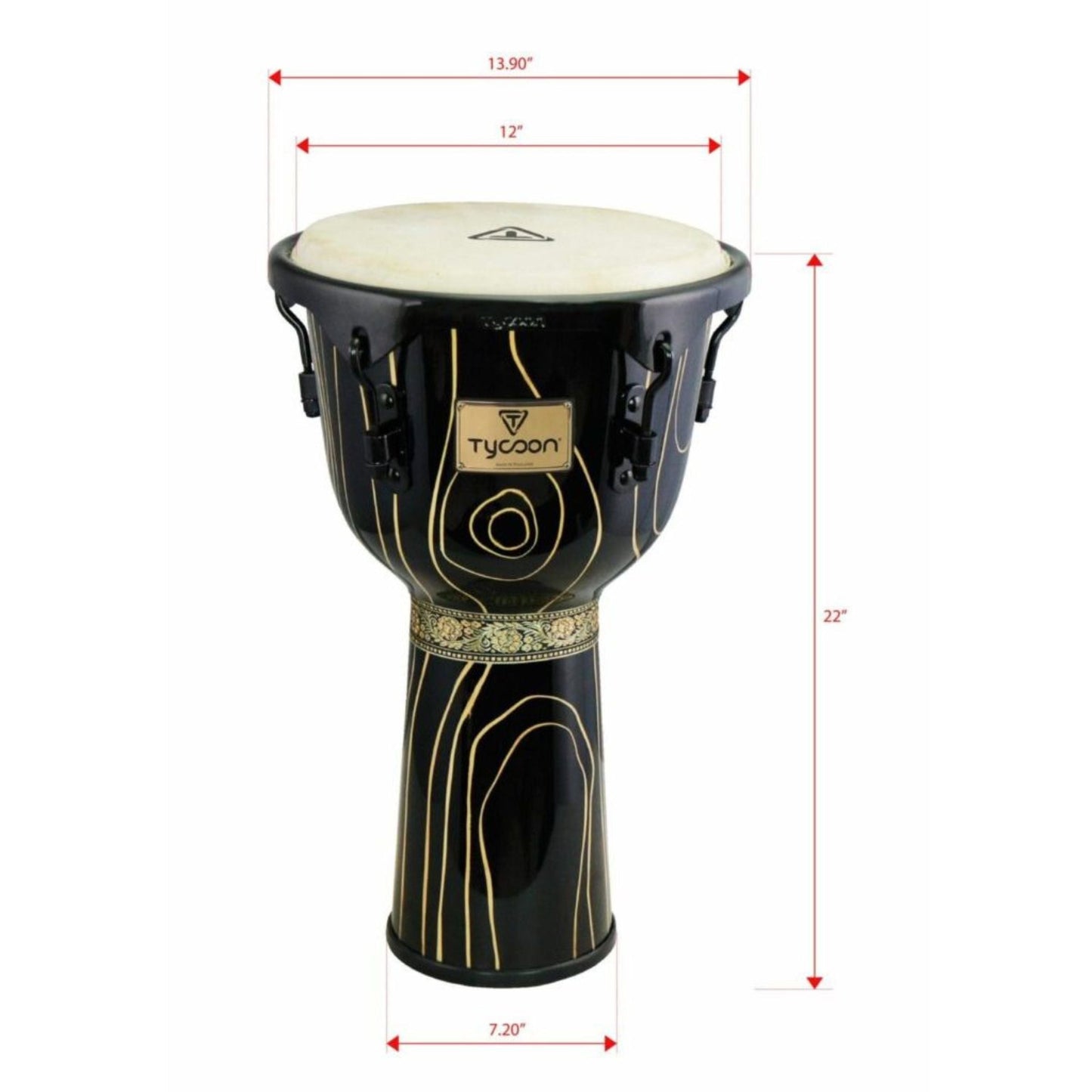 Supremo Select Series 12" Djembe - Cyclone