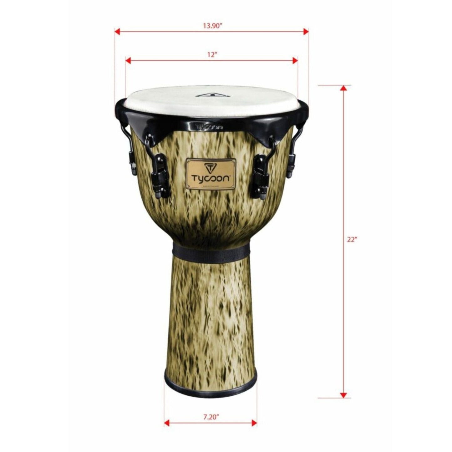 Supremo Select Kinetic Series 12" Djembe - Gold
