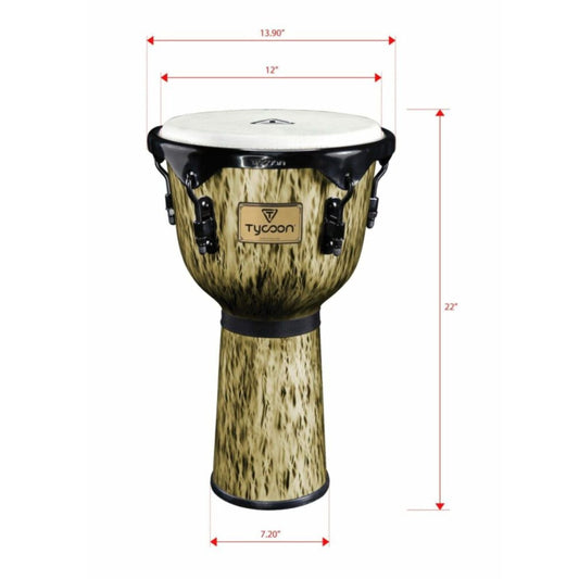 Supremo Select Kinetic Series 12" Djembe - Gold