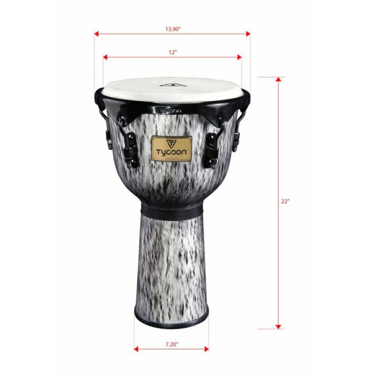 Supremo Select Kinetic Series 12" Djembe - Steel