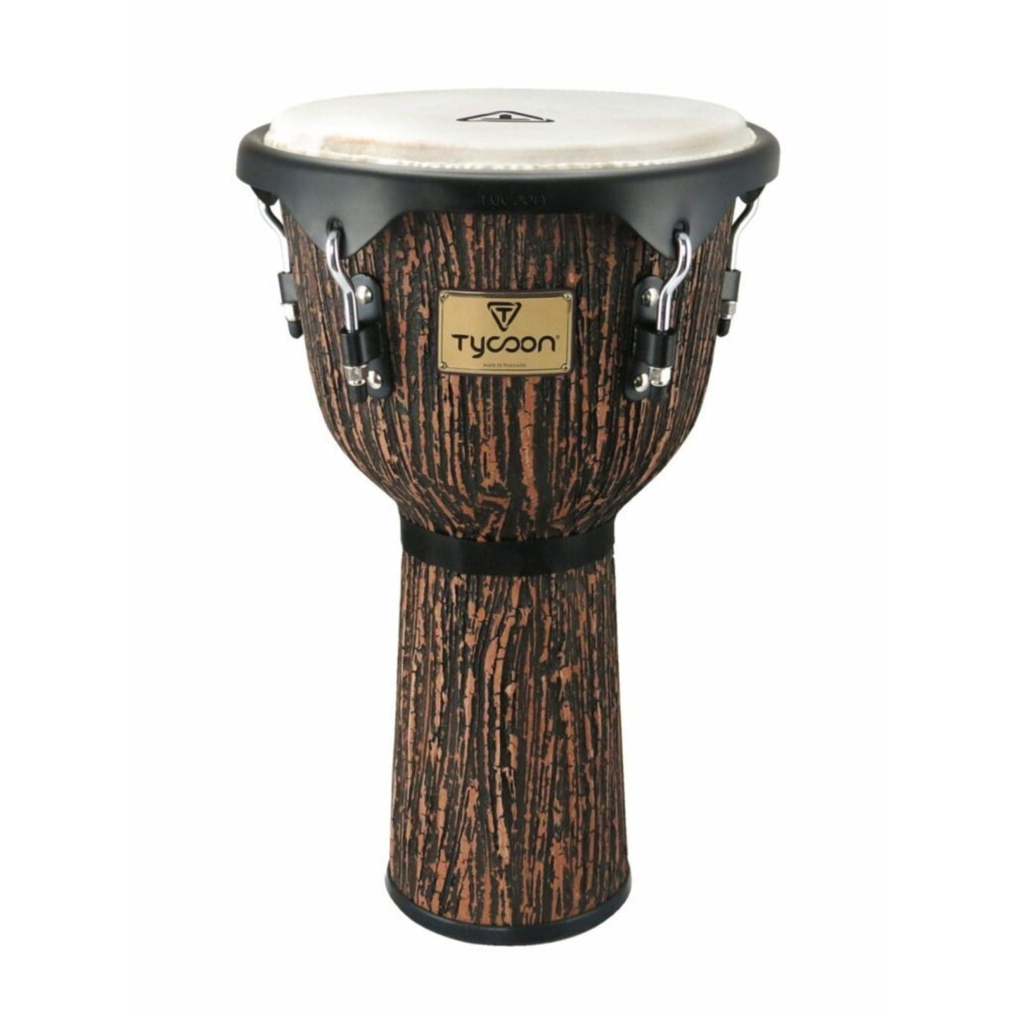 Supremo Select 12" Key-Tuned Djembe - Lava Wood Finish