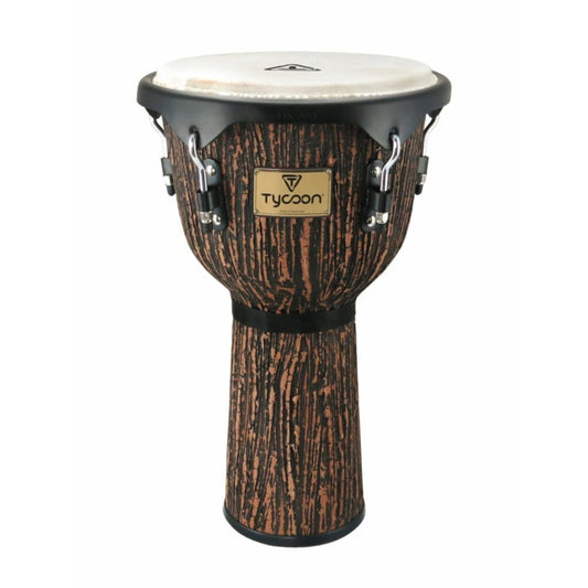 Supremo Select 12" Key-Tuned Djembe - Lava Wood Finish