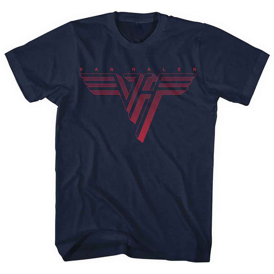 Van Halen Classic Red Logo Adult T-Shirt