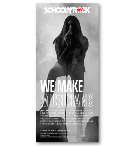 "We Make Musicians" Rack Card (Customized)