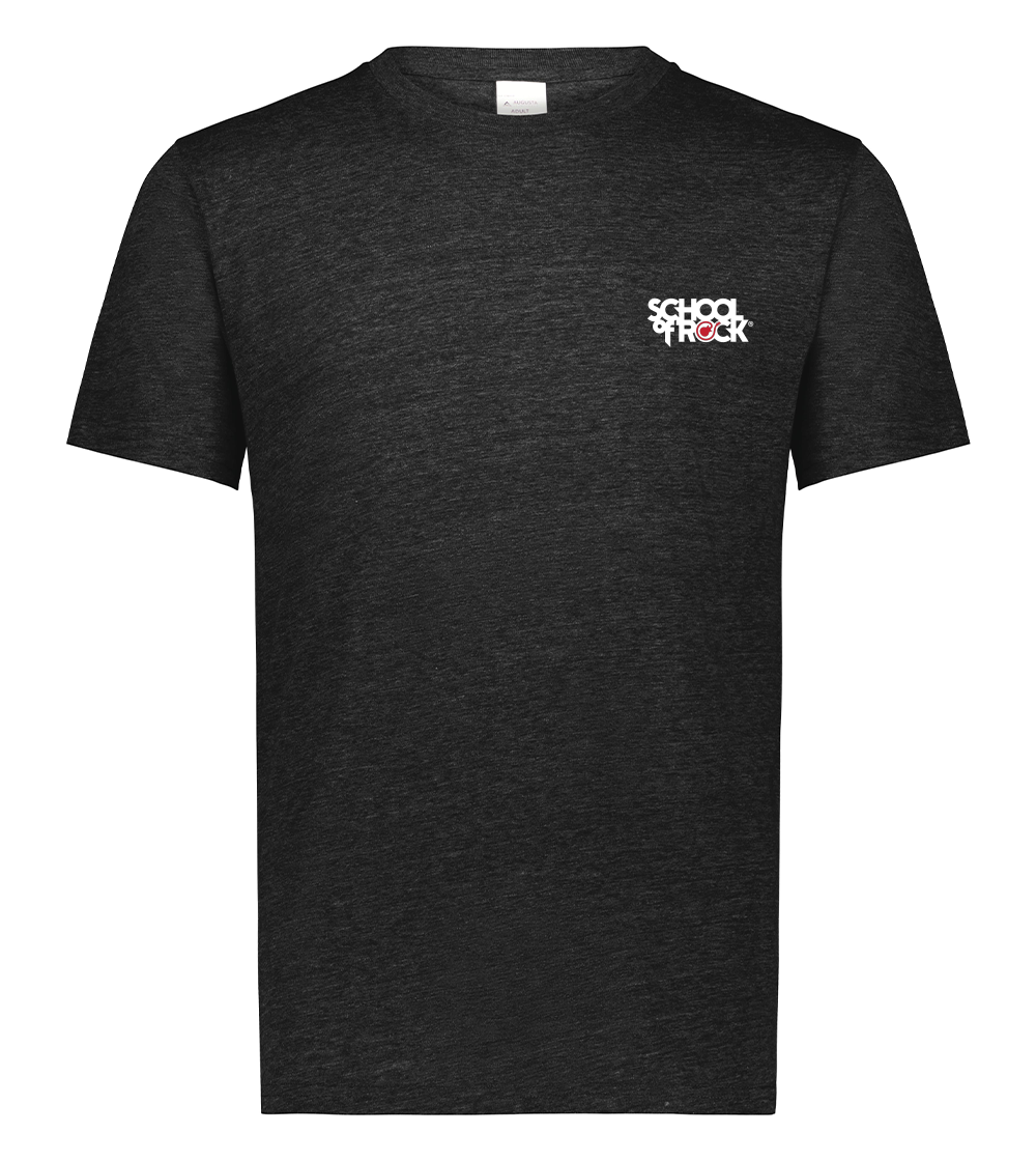 Guitar Swirl (BACK) Tri Blend T-Shirt