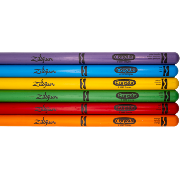 ZILDJIAN x CRAYOLA KIDS DRUMSTICKS + PRACTICE PAD