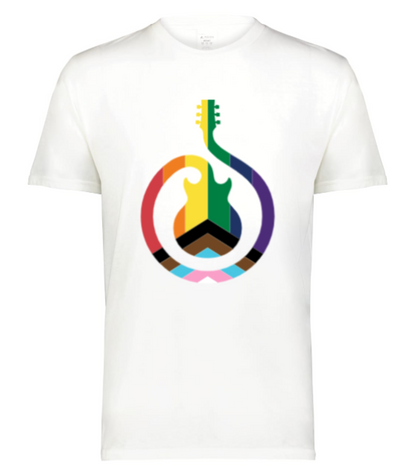 Pride Guitar Swirl Tri Blend T-Shirt