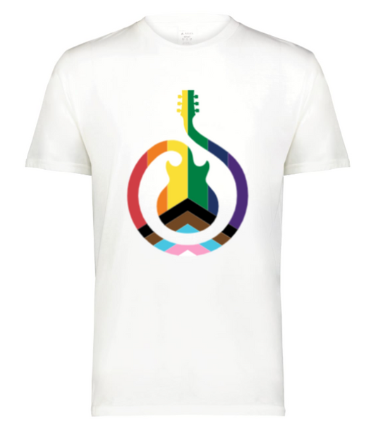 Pride Guitar Swirl Tri Blend T-Shirt