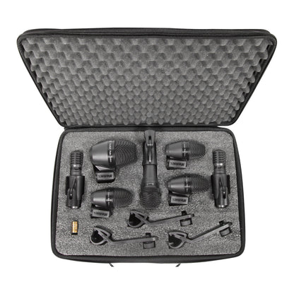 Shure 5-piece Drum Mic Kit With Mic Adapters
