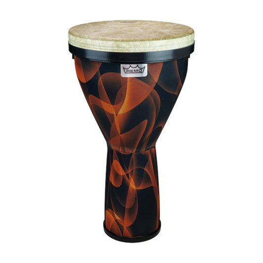 Versa Djembe, 9“ X 18”, Pre-tuned, Skyndeep Fiberskyn Graphic, Beige, Brown