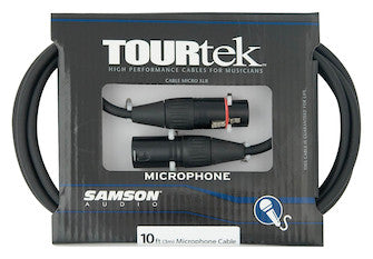 Tourtek Microphone Cables - 10-Foot Microphone Cable