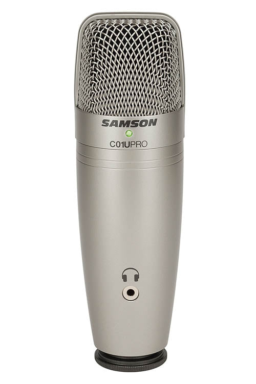 Usb Large Diaphragm Condenser Mic With Peak Led Headphone Output