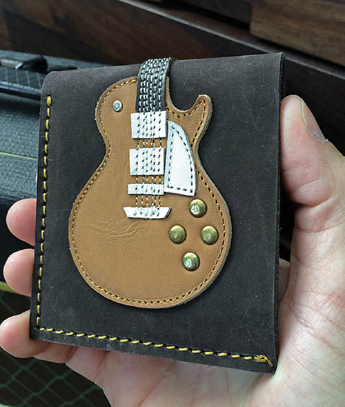 Honey Burst Single Cutaway Electric Guitar Wallet