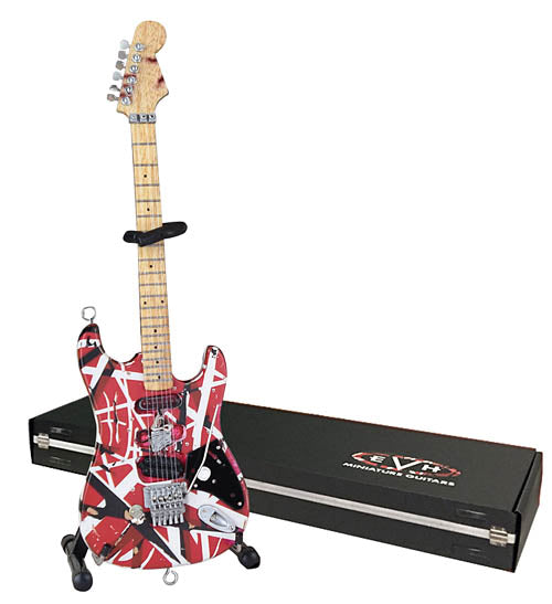 Frankenstein Miniature Replica Guitar - Red-White-Black