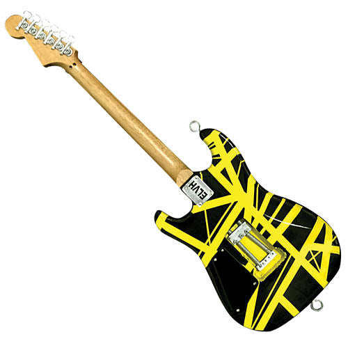 Bumblebee (VH2) Miniature Replica Guitar - Black and Yellow