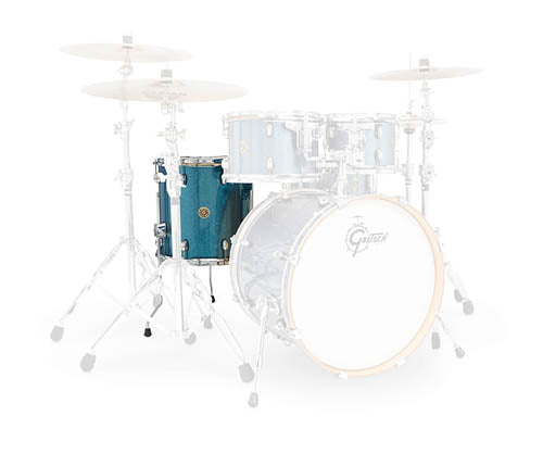 Catalina Maple 14x16 Floor Tom Aqua Sparkle