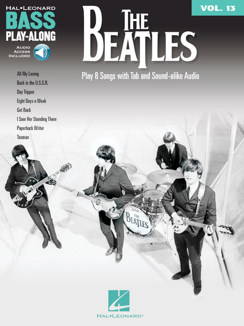 Beatles, The - Bass Play-Along Volume 13 - Book/Online Audio