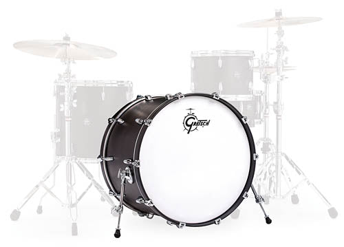 Gre Renown Maple 14x18 Bd Satin Black Lacquer Finish Sb