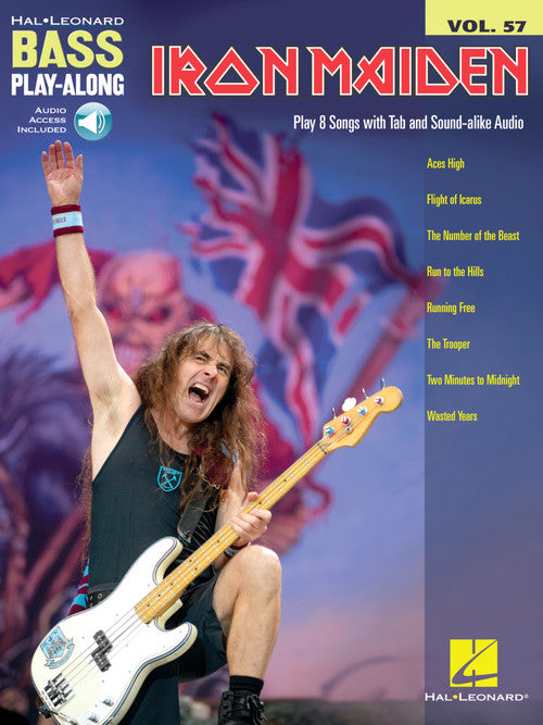 Iron Maiden - Bass Play-Along Vol. 57 - Book/Online Audio