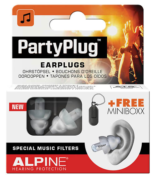 PartyPlug Earplugs - Transparent - Individual Pack