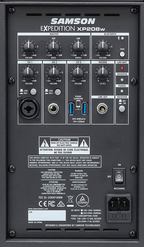 Samson best sale expedition xp208w