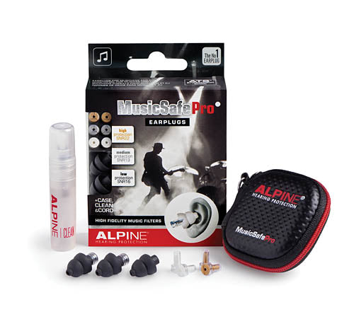 Alpine New Musicsafe Pro Earplugs Black Single