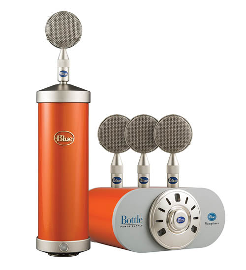 Bottle Mic Locker - Custom Hot Rod Orange
