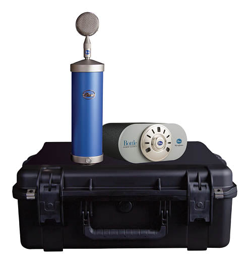 Bottle Microphone System with SKB Case - Blue (Standard)