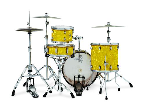 Gretsch Catalina Club 4 Piece Shell Pack (20/12/14/14SN) - Yellow Satin Flame