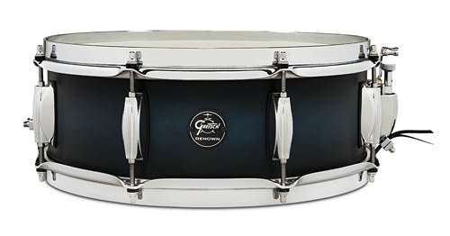 Renown Snare Drum – Satin Antique Blue Burst Finish