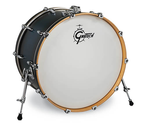 Gretsch Renown 14x24 Bass Drum - Satin Antique Blue Burst