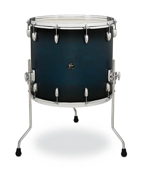 Gretsch Renown 16x18 Floor Tom - Satin Antique Blue Burst