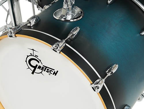 Gretsch Renown 2 4-Piece Drum Set (24/13/16/14sn) - Satin Antique Blue Burst