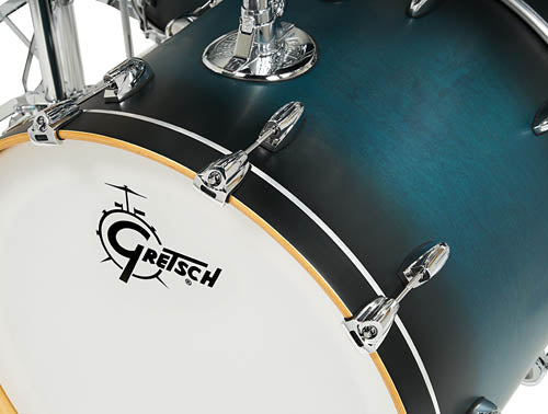 Gretsch Renown 2 4-Piece Drum Set (20/10/12/14) - Satin Antique Blue Burst