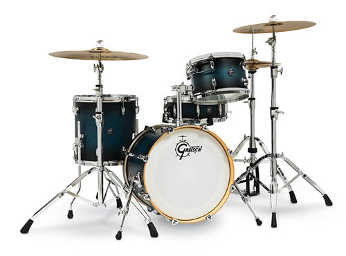 Gretsch Renown 2 4-Piece Drum Set (18/12/14/14sn) - Satin Antique Blue Burst