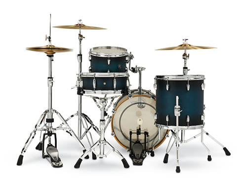 Gretsch Renown 2 4-Piece Drum Set (18/12/14/14sn) - Satin Antique Blue Burst