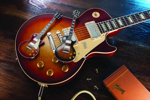 Gibson 1959 Les Paul Standard Cherry Sunburst Mini Guitar Replica