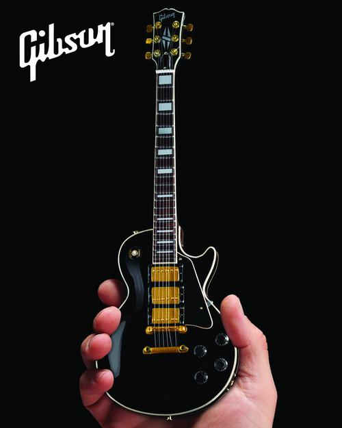 Gibson Les Paul Custom Ebony Mini Guitar Replica