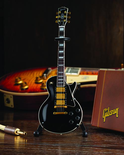 Gibson Les Paul Custom Ebony Mini Guitar Replica