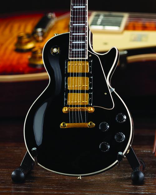 Gibson Les Paul Custom Ebony Mini Guitar Replica